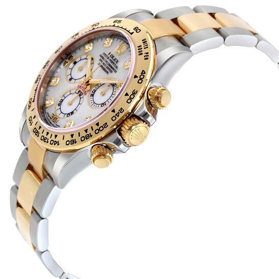 Rolex Cosmograph Daytona Mother of Pearl Diamond Steel and