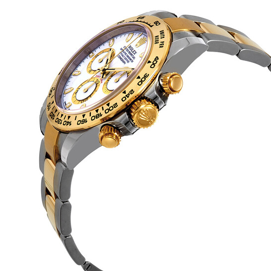 Rolex Cosmograph Daytona White Dial Stainless Steel and 18K