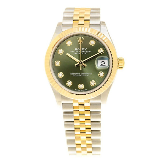 Rolex Datejust 31 Olive Green Diamond Dial Automatic Ladies Steel and 18kt Yellow Gold Jubilee Watch 278273GNDJ Rolex Datejust 31 Olive Green Diamond Dial Automatic Ladies Steel and 18kt Yellow Gold Jubilee Watch 278273GNDJ - 546x546 Image #3