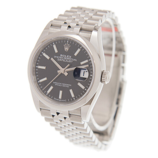 Rolex Datejust 36 Automatic Black Dial Men's Jubilee Watch 126200BKSJ - 546x546 Image #4