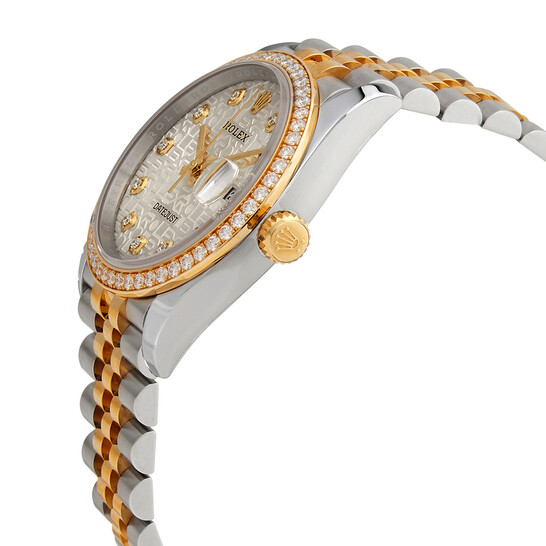 エレツ　ワンドロップ Rolex Datejust 36 Silver Jubilee Diamond Dial Men's Steel