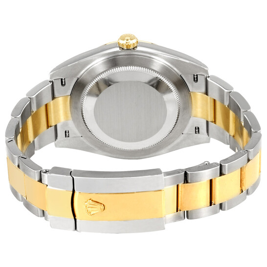 Rolex Datejust 41 Black Dial Diamond Steel and 18K Yellow Gold Oyster Men's Watch 126333BKDO - 546x546 Image #3