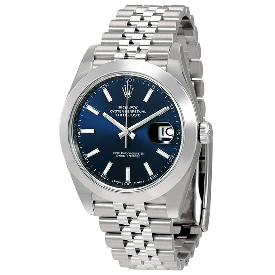 Rolex Datejust 41 Blue Dial Automatic Men's Watch 126300BLSJ