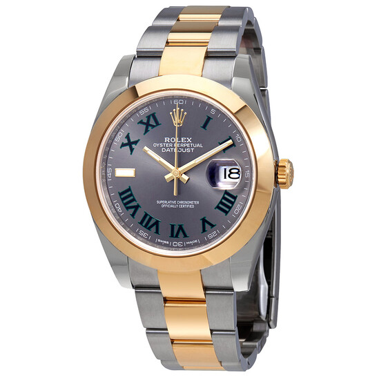 ●FRC Rolex Datejust 41 126303 'Wimbledon' Yellow Gold Stainless