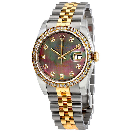 jenel樣 Rolex Datejust 36 116233 Y Gold /SS Custom Diamond Bezel