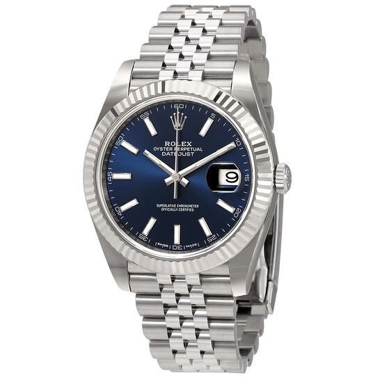 Rolex Datejust Blue Dial Automatic Men's Jubilee Watch