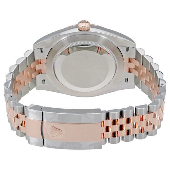 Rolex Datejust Chocolate Dial Steel and 18K Everose Gold Jubilee Men's Watch 126331CHSJ - 546x546 Image #3