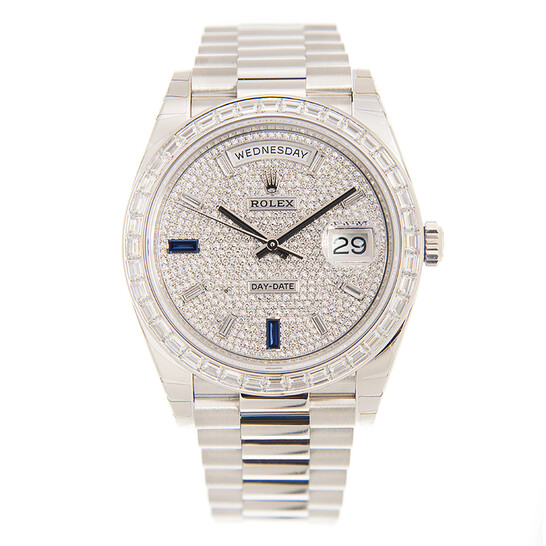 Rolex Day-Date 40 Automatic Chronometer Diamond-Pave Dial Men's Watch 228396tbr-0021 Rolex Day-Date 40 Automatic Chronometer Diamond-Pave Dial Men's Watch 228396tbr-0021 - 546x546 Image #3