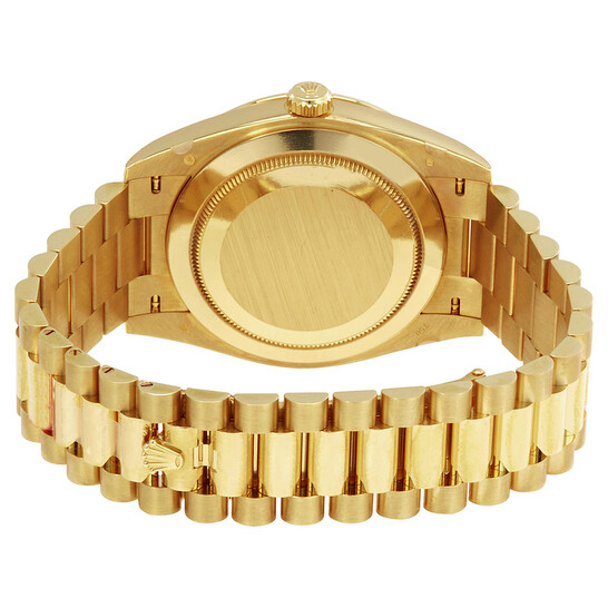 Rolex Day-Date 40 Automatic Gold Diamond Pave Dial Men's 18kt