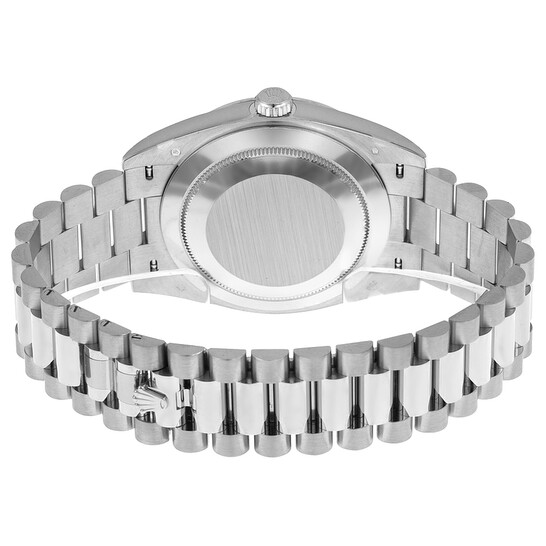 Rolex Day-Date 40 Black Dial 18K White Gold President Automatic Men's Watch 228239BKSP - 546x546 Image #3