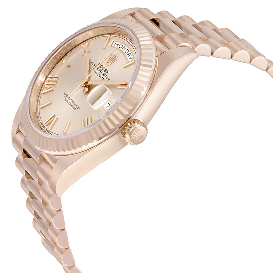 デーヴスウィート！ Rolex Day-Date 40 Sundust Dial 18K Everose Gold President