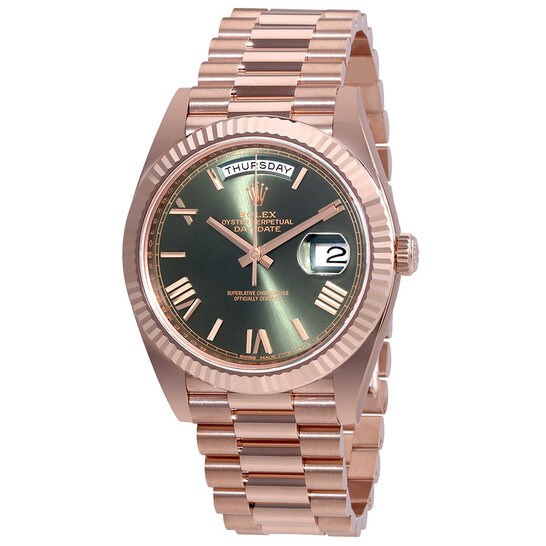 B*n様 THIRD WAVE Monarch GE Rolex Day-Date 40 watch: 18 kt Everose gold - m228235-0055