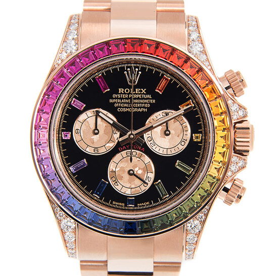 A.Y　1 Rolex Daytona Rose Gold Sundust Diamond Dial & Bezel Oyster