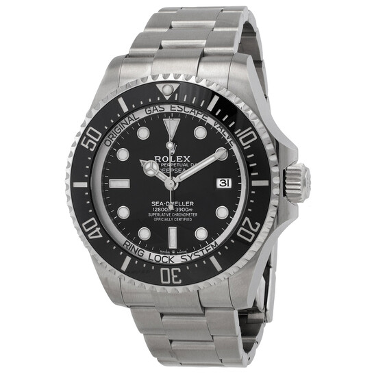 Rolex Deep Sea Automatic Black Dial Men's Watch 136660BKSO
