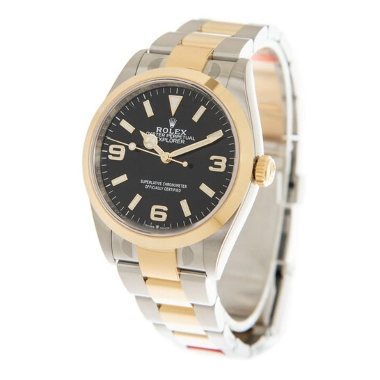 トップス NEIGHBORHOOD DIGITAL B'z 21st century L Rolex Explorer Automatic Chronometer Black Dial Men's Watch