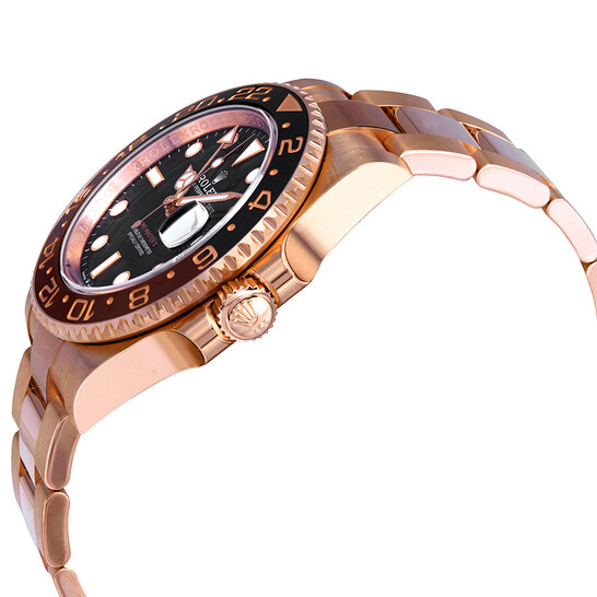 Rolex GMT-Master II Automatic Men's 18kt Everose Gold Oyster Root