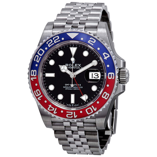Rolex GMT-Master II Pepsi Blue and Red Bezel Stainless Steel