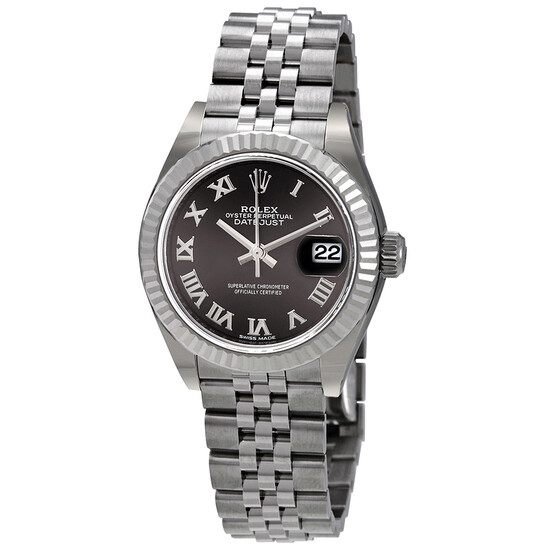 Lady Datejust Automatic Grey Dial Ladies Jubilee Watch