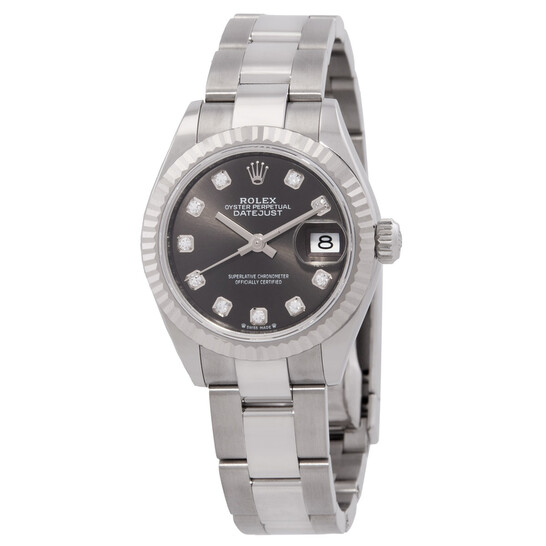Rolex Lady Datejust Automatic Grey Diamond Dial Ladies Oyster Watch 279174GYDO - 546x546