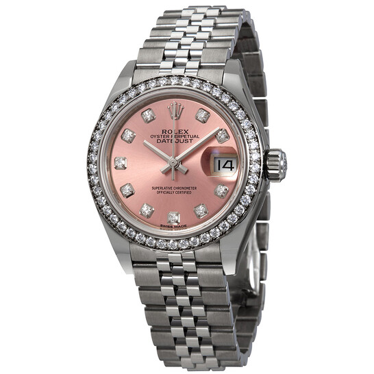 Rolex Lady Datejust Automatic Pink Diamond Dial Ladies