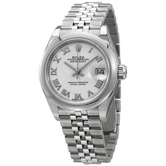 Rolex Lady Datejust Automatic White Dial Ladies Jubilee Watch 279160WRJ - 546x546