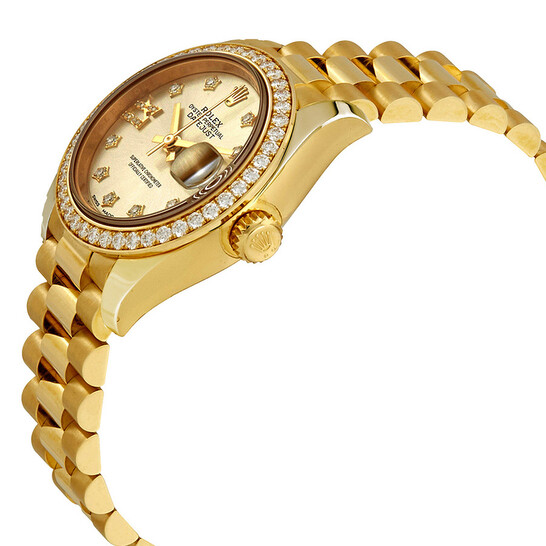 Rolex Lady Datejust Silver Diamond Dial 18 Carat Yellow Gold President Watch 279138SRDP Rolex Lady Datejust Silver Diamond Dial 18 Carat Yellow Gold President Watch 279138SRDP - 546x546 Image #2