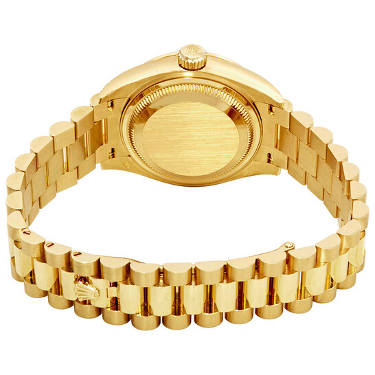 Rolex Lady-Datejust Champagne Diamond Dial 18kt Yellow Gold President Watch 279138CRDP - 546x546 Image #3