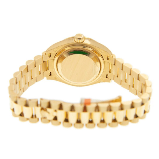 Rolex Lady-Datejust Mint Green Dial 18 Carat Yellow Gold President Watch 279138GNDP - 546x546 Image #5
