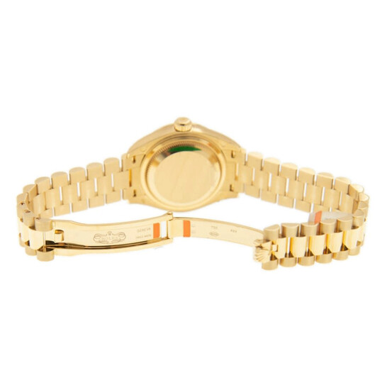 Rolex Lady-Datejust Mint Green Dial 18 Carat Yellow Gold President Watch 279138GNDP - 546x546 Image #6