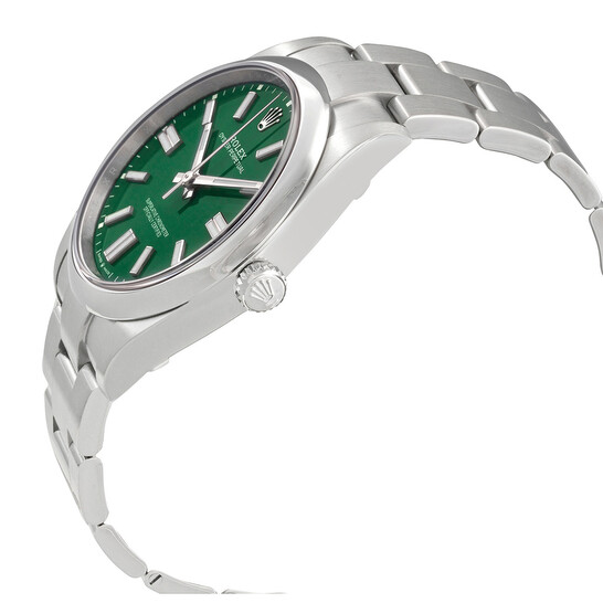 Rolex Oyster Perpetual 41 Automatic Green Dial Men's Watch