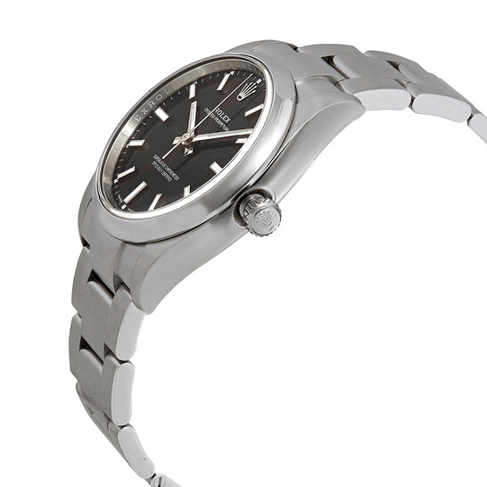 Rolex Oyster Perpetual Automatic Black Dial Ladies Watch 114200BKSO - 546x546 Image #2