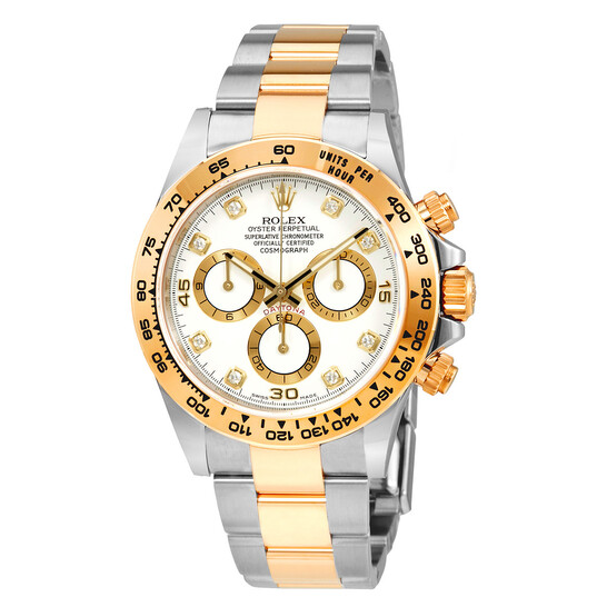 Rolex Oyster Perpetual Cosmograph Daytona White Diamond Dial