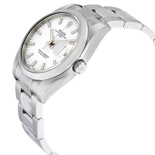 Rolex Oyster Perpetual Date 34 White Dial Stainless Steel Bracelet Automatic Watch 115200WSO - 546x546 Image #2