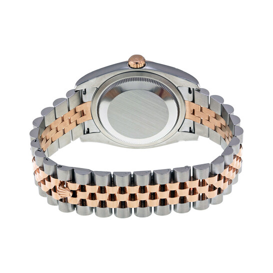 Rolex Oyster Perpetual Datejust 36 Pink Champagne Dial Stainless Steel and 18K Everose Gold Jubilee Bracelet Automatic Ladies Watch 116231PSJ - 546x546 Image #3