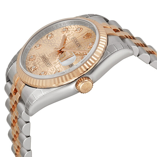 Rolex Oyster Perpetual Datejust 36 Pink Dial Stainless Steel