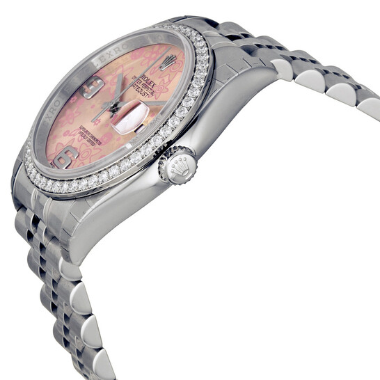 Rolex Oyster Perpetual Datejust 36 Pink Floral Dial