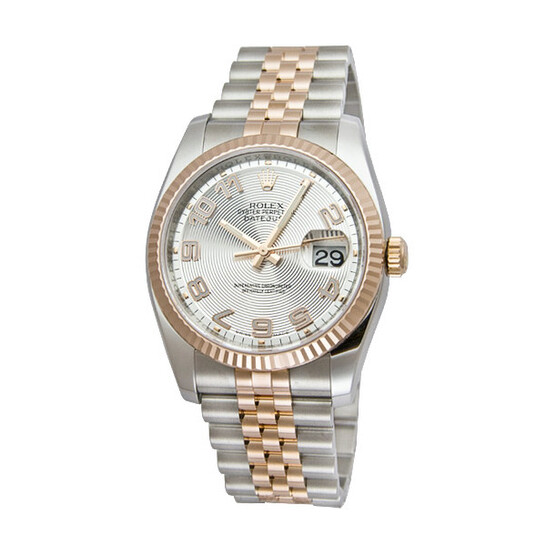 Rolex Oyster Perpetual Datejust 36 Silver Concentric Dial