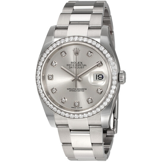 Rolex Oyster Perpetual Datejust 36 Silver Dial Stainless