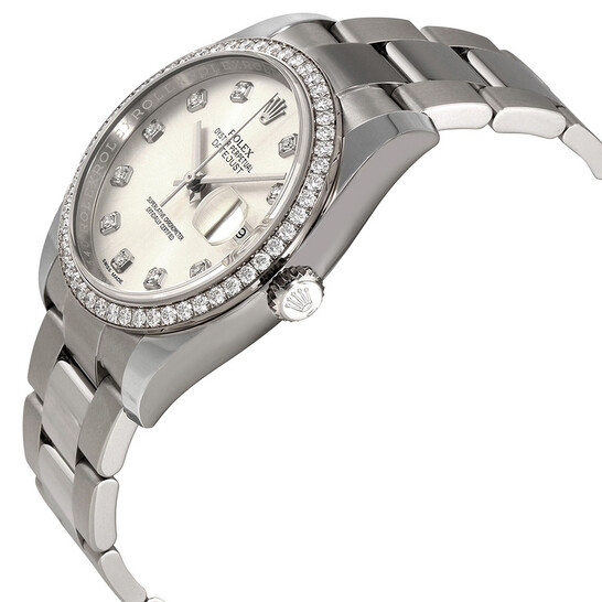 ゆか Rolex Oyster Perpetual Datejust 36 Silver Dial Stainless
