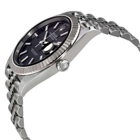 Rolex Oyster Perpetual Datejust Black Dial Jubilee Men's