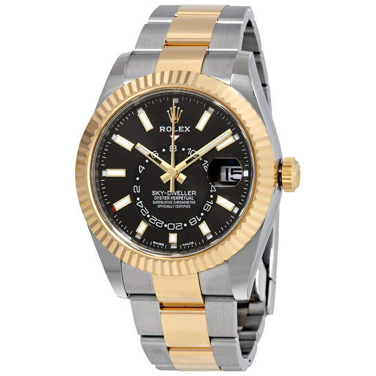 Rolex Sky-Dweller Automatic Men's 18kt Yellow Gold Oyster Watch