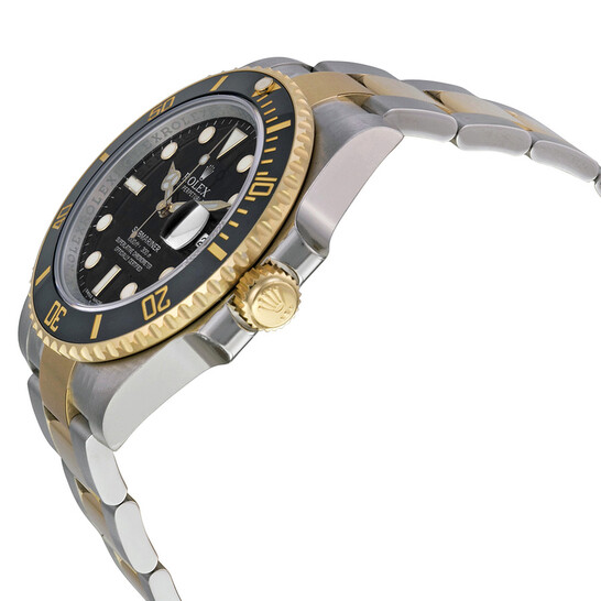 Rolex Submariner Black Dial Stainless Steel and 18K Yellow Gold