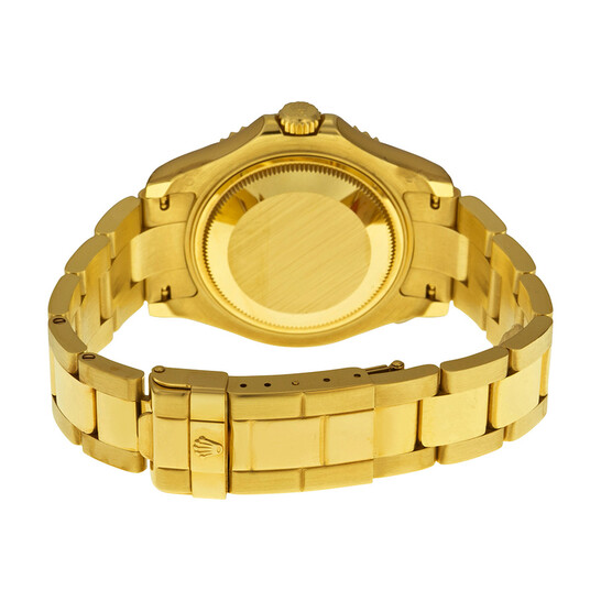 Rolex Yacht-Master Gold Dial 18K Yellow Gold Oyster Bracelet Automatic Ladies Watch 168628CSO - 546x546 Image #3