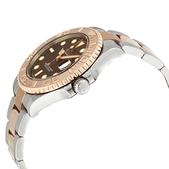 Rolex Yacht-Master Chocolate Dial Steel and 18K Everose Mid
