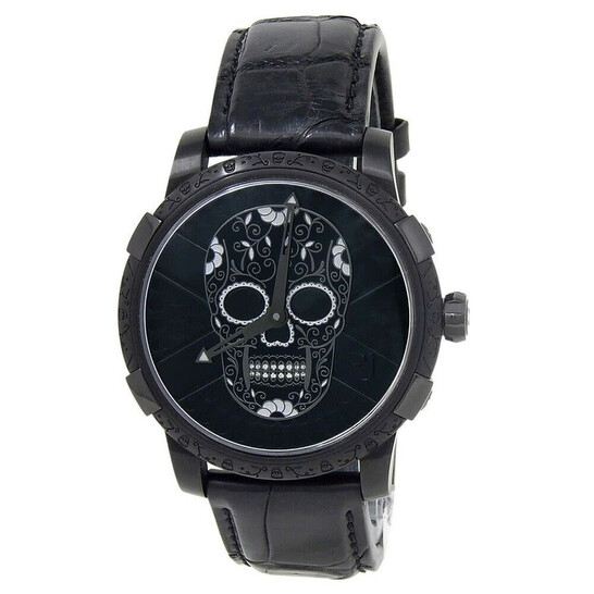 Romain Jerome Dia de los Muertos Clasico Automatic Black Dial