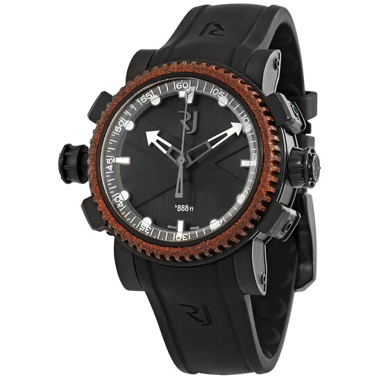 Romain Jerome Titanic-DNA Black Octopus Black Rubber Automatic
