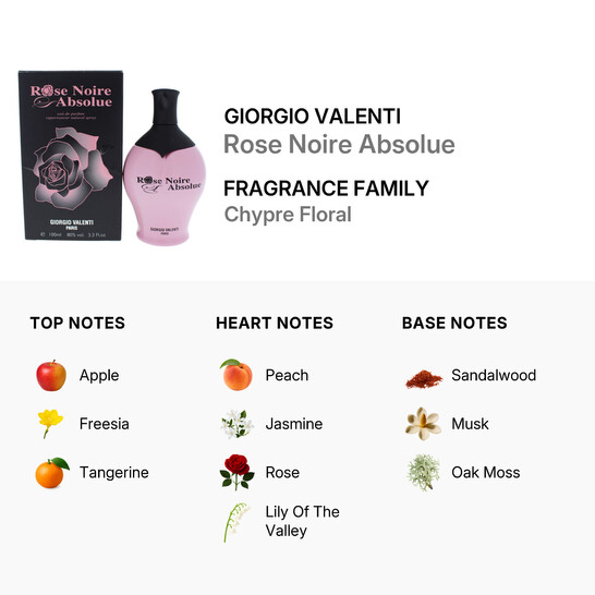 Rose Noire Absolue by Giorgio Valenti EDP Spray 3.3 oz - 546x546 Image #4