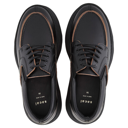 靴 sacai 24SS Leather Oxford Leather Oxford | sacai Official Store サカイ オフィシャル