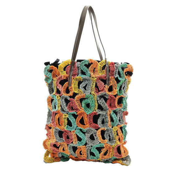 Sacai Multicolor Crochet Logo Tote Bag S101-01-926 - Handbags