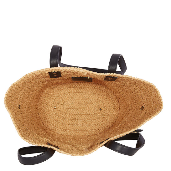 Saint Laurent Basket Medium Panier Raffia Bag